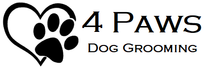 4 Paws Dog Grooming Logo